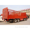 Camion de treillis de camion de cargaison de Dongfeng 8x4